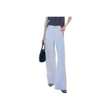 Gray White-Standard Length Pants  
Серый Белый-Стандартная Длина Брюки