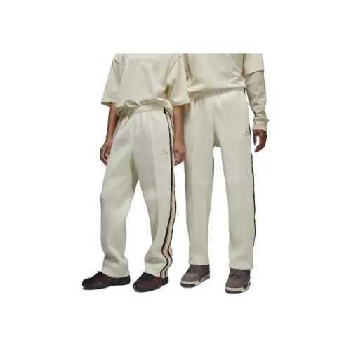 Jordan X A Ma Maniére Вязаные тренировочные штаны версия США унисекс молочно-белый