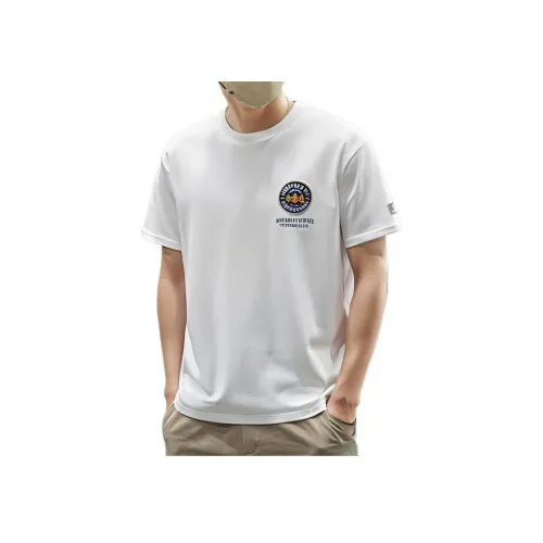 SLLAVIF Белая Мужская T-Рубашка