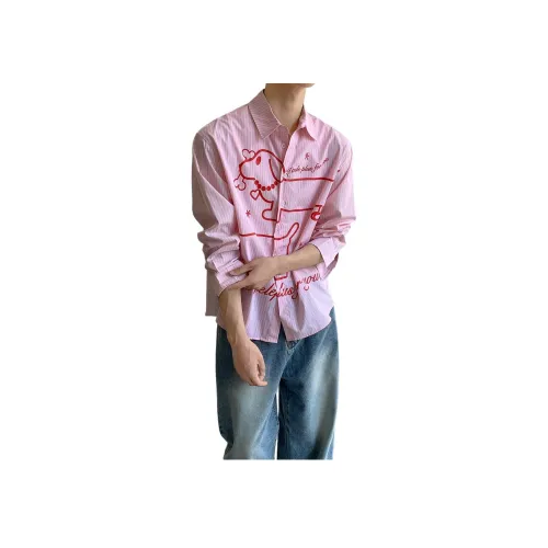 SHIQUANYI Дизайн Driven Длинный рукав Рубашка Унисекс