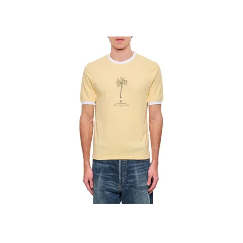 Jacquemus Желтые Мужские T-рубашки