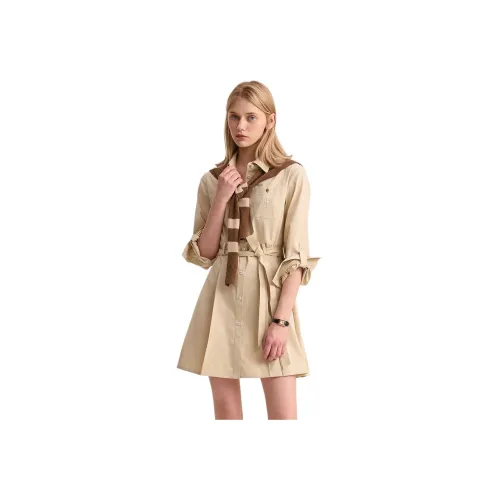 Teenie Weenie 2025 Осенний Длинный Длинный Рукав Платье Женское