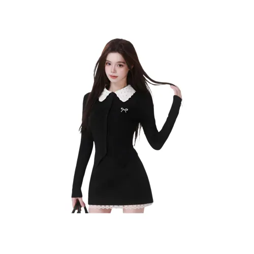 MTHE Черный Женские Комплекты с Юбкой