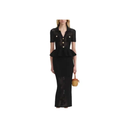 Self Портрет Короткий рукав Платье Женское