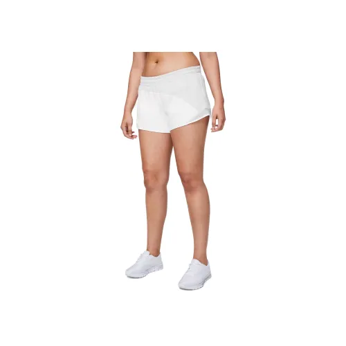 lululemon Hotty Hot Спортивные шорты Женские Свет Хром Белый