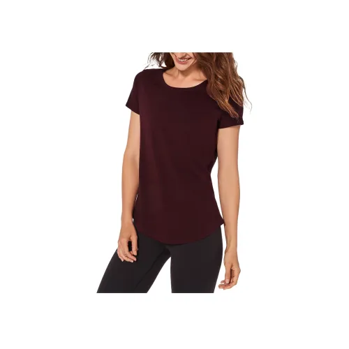 lululemon Стандартная футболка женская темно-красного цвета