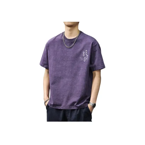 MR.MUDI Фиолетовая унисекс футболка