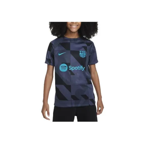 nike T-рубашка F.C. Барселона ACADEMY Pro Third Морской синий Детская