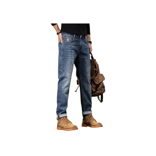 ZENGZHI Джинсы Облегающий крой Прямой крой Унисекс