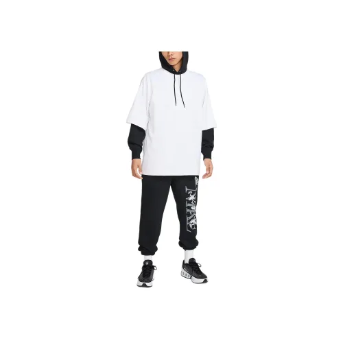 nike Клуб Вязаные Тренировочные брюки Мужской Черный Фотонная пыль