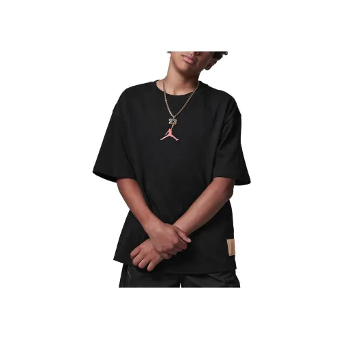Jordan Flight Черный Kids T-рубашки