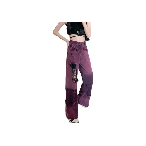 ZXBY Red Women's Jeans ZXBY Красный Женские Джинсы