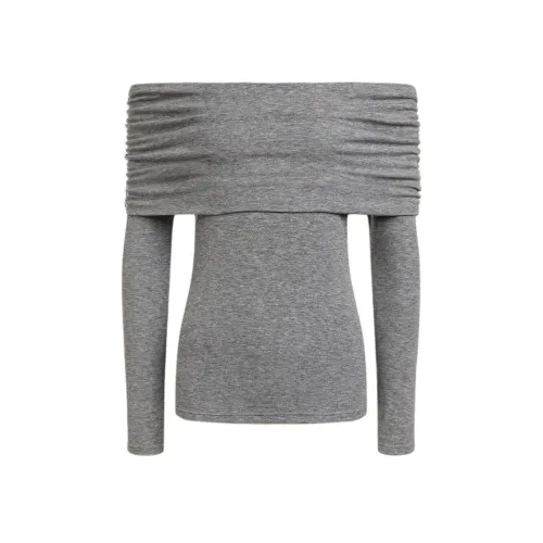 12 STOREEZ Темно-серый Женские Футболки