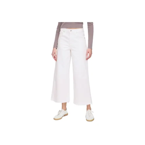 GAP Молочно-белые Женские Джинсы