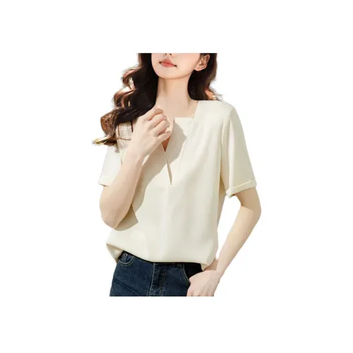 Wbwq Шифон Рубашка Женская Разноцветная