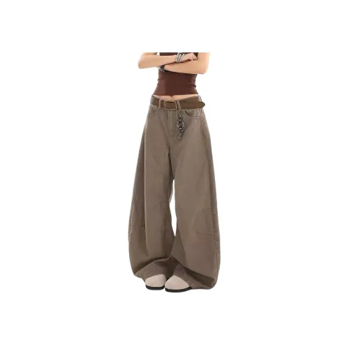 YEARNED Кофе Женские Джинсы