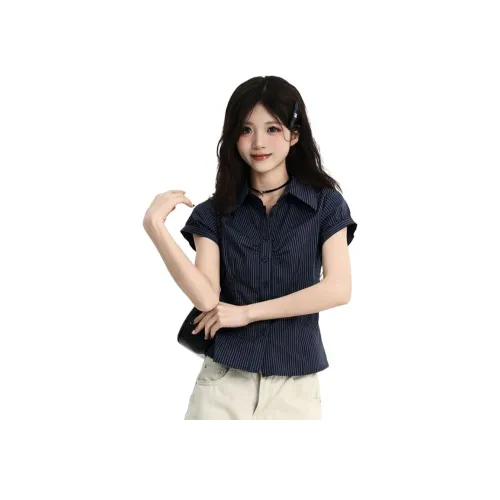 Aimilian Короткий рукав рубашка женские