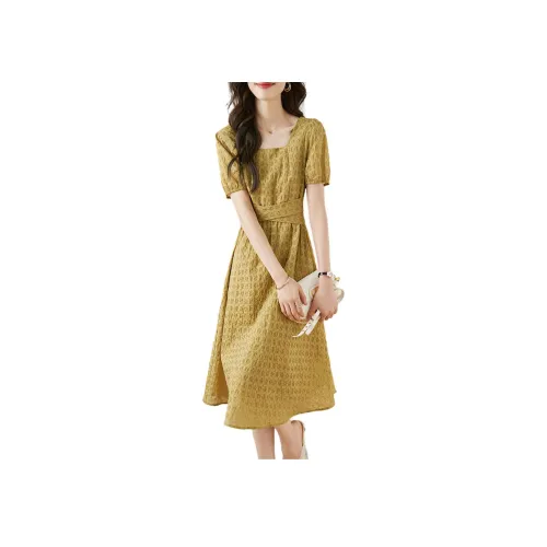 Mo Han Yi Mei Короткий рукав Платье Женское