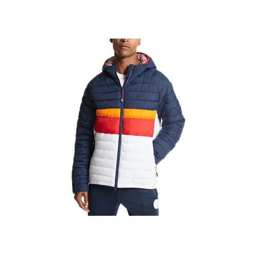 MICHAEL KORS MICHAEL KORS X Ellesse Co Branded SKI Capsule Collection Белый и Темно-Синий Мужской Пух Мужские Пуховики