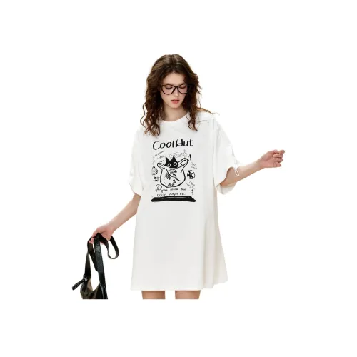 Coolhut Короткий рукав платье женское