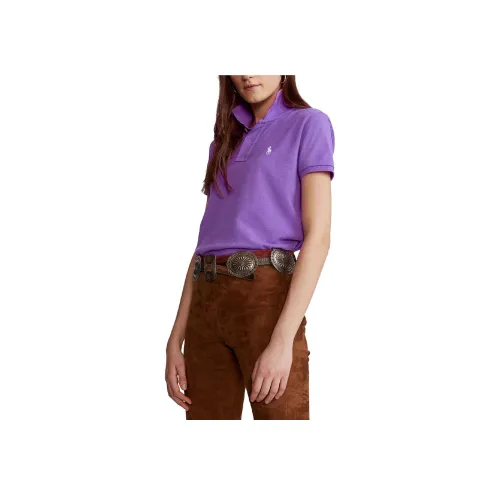 Polo Ralph Lauren SS23 Поло Женское Фиолетовое