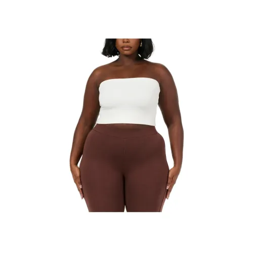 NAKED WARDROBE NW Tube CROP TOP CURVE Без бретелей Топ Женский