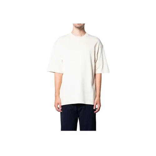 Jacquemus Экрю Мужская T-рубашка