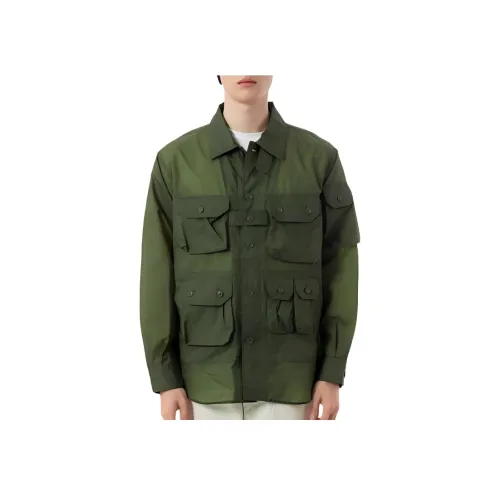 Engineered Garments Collaboration SS25 Рубашка Мужская Хаки