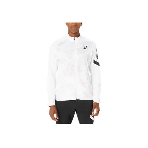 Asics Куртки и Пальто Мужской Bright White