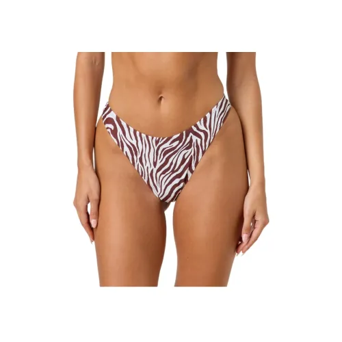 GLASSONS С принтом High Cut Cheeky Бикини Низ Бикини Женские