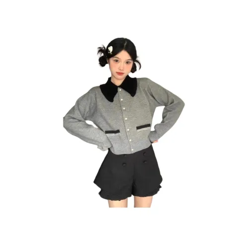 ZCDECO Серый Женский Трикотаж