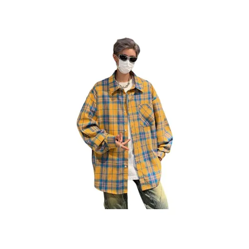 IS CAT GRNL Желтый Унисекс Рубашки