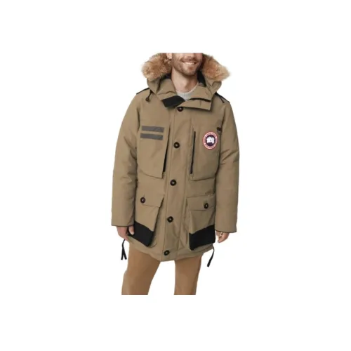 Canada Goose Пуховик Мужской Армейский Зеленый