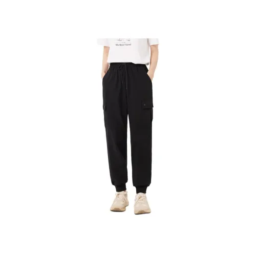 Hush Puppies Черные Женские Повседневные Брюки