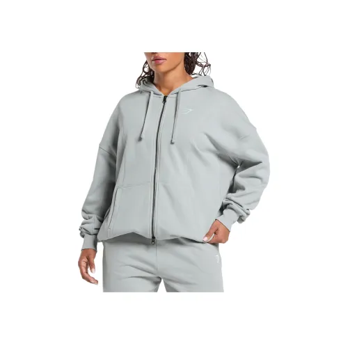 GYMSHARK Пава Толстовка Толстовка Женская Серого цвета