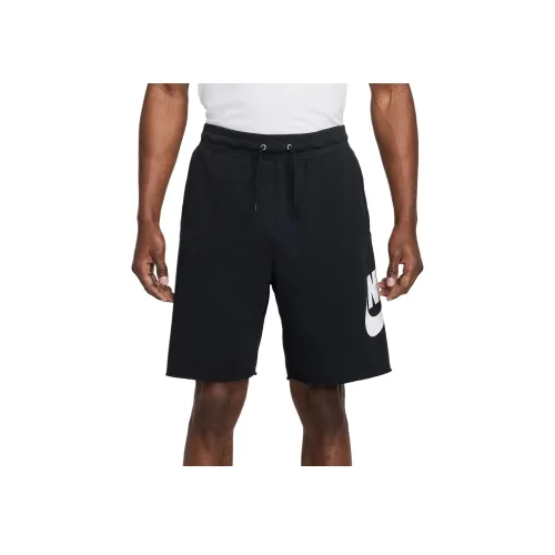 nike Club Повседневные шорты Мужские Черный Черный Белый