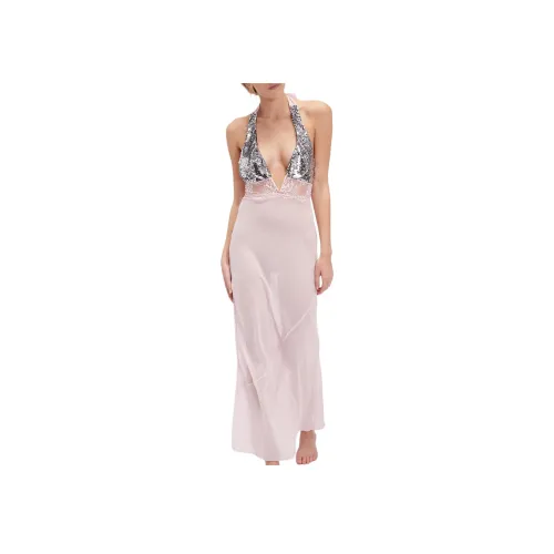 FOR LOVE LEMONS Maia Maxi Slip Платье Женское Розовый Розовый
