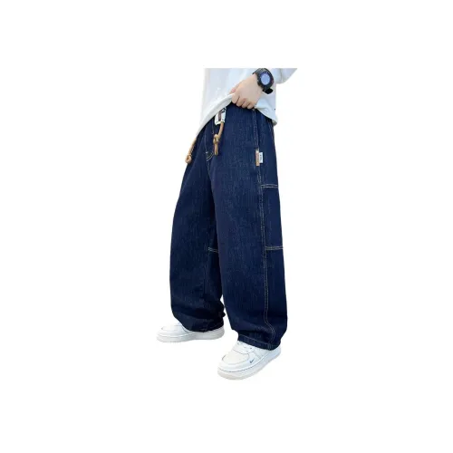 CAMKIDS Темно-синие школьные джинсы