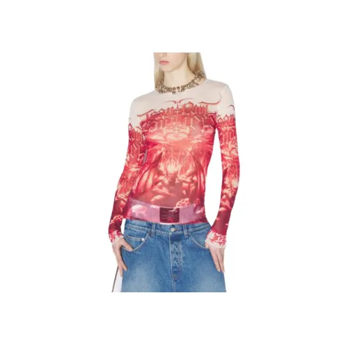 Jean Paul Gaultier T-Shirt Женская Красная