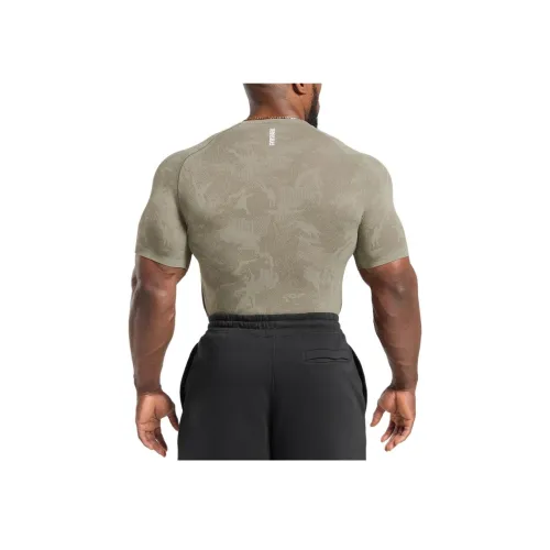 GYMSHARK Камуфляж Коричневый Мужская Спортивная Одежда