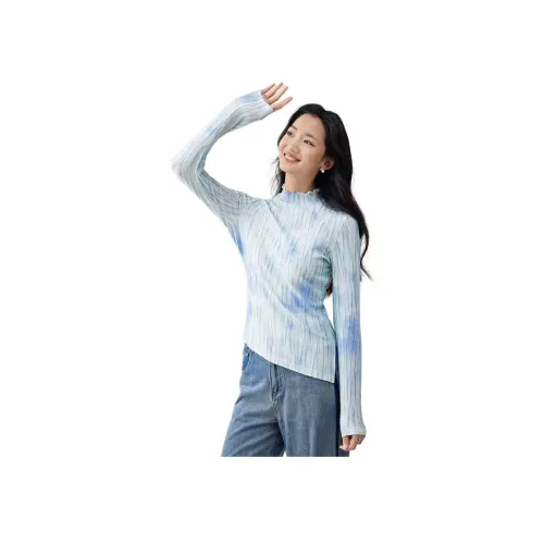 XIRAN Темно-елый зеленый Женские рубашки