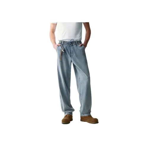 JACK JONES E40 Light Denim Blue Men's Jeans JACK JONES E40 Светлый Деним Синий Мужские Джинсы