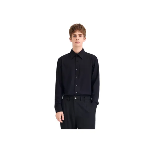 WILD LEADER Полночный черный [CW52585B37] Мужская рубашка