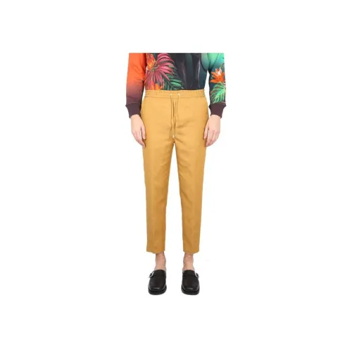 ETRO Желтые Мужские Повседневные Брюки