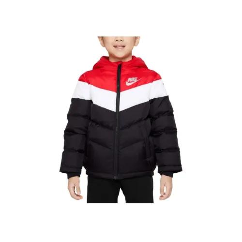 Nike Пуховик Черный для детей 3-7 лет
