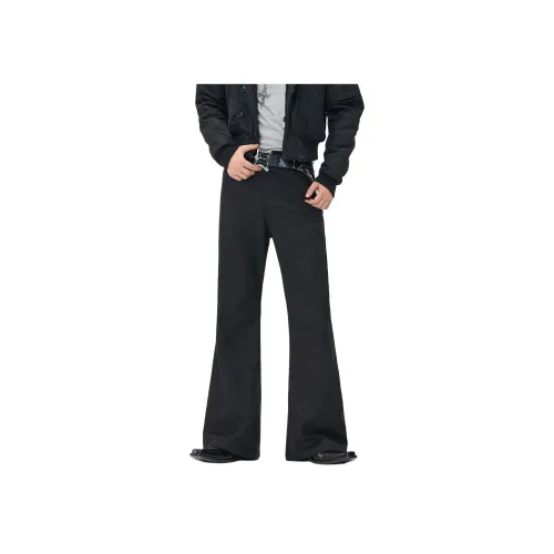 JFU Черные Мужские Повседневные Штаны