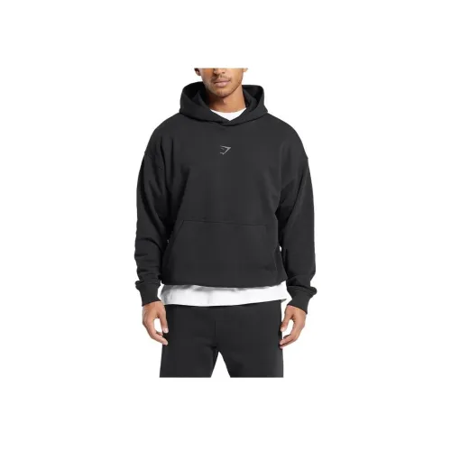 GYMSHARK Черные Мужские Свитшоты
