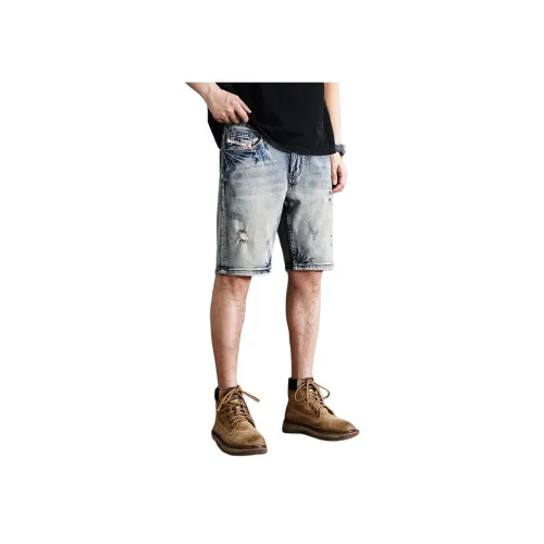 ZENGZHI Летние джинсовые шорты прямой крой унисекс