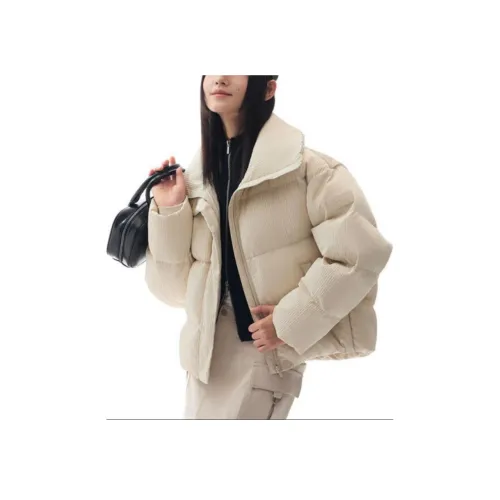 ANTA Variety Тренировки Коллекция Пуховик Женская Белая Чайный Коричневый