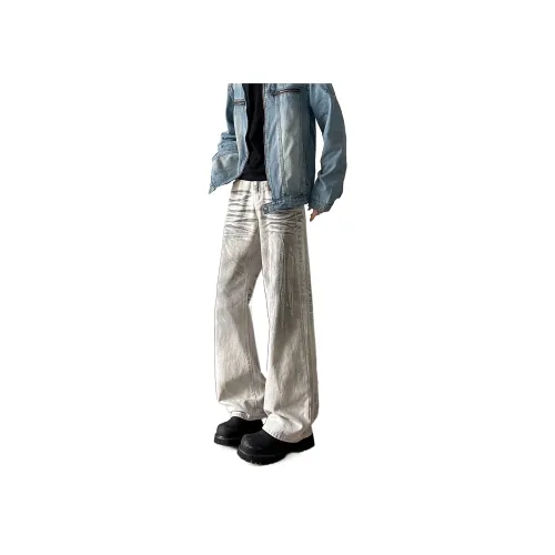 TIMD Белый Мужской Джинсы